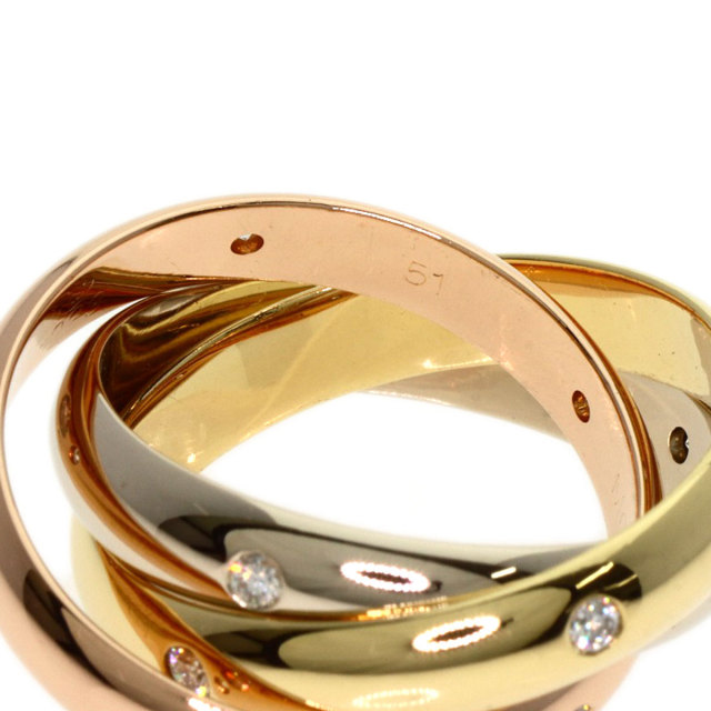 CARTIER カルティエ トリニティ 15P ダイヤモンド #51 リング