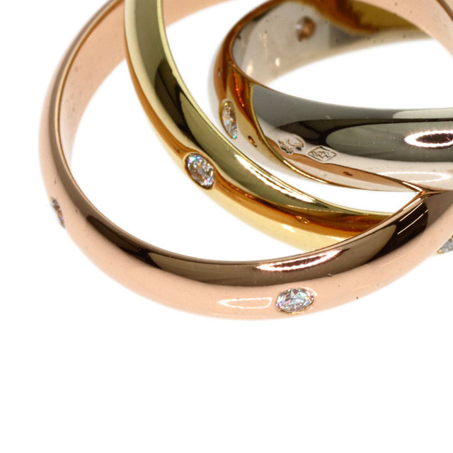 CARTIER カルティエ トリニティ 15P ダイヤモンド #51 リング・指輪