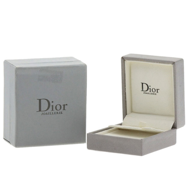 Dior ダイヤモンド風 ピアス 付属ケース付き Dior ディオール ミミウィ ダイヤモンド ピアス K18イエロー
