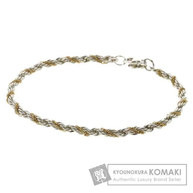 ティファニー TIFFANY クラブクラスプ ツイストチェーン ブレスレット VINTAGE TIFFANY & CO. Twist Circle Link Bracelet Sterling
