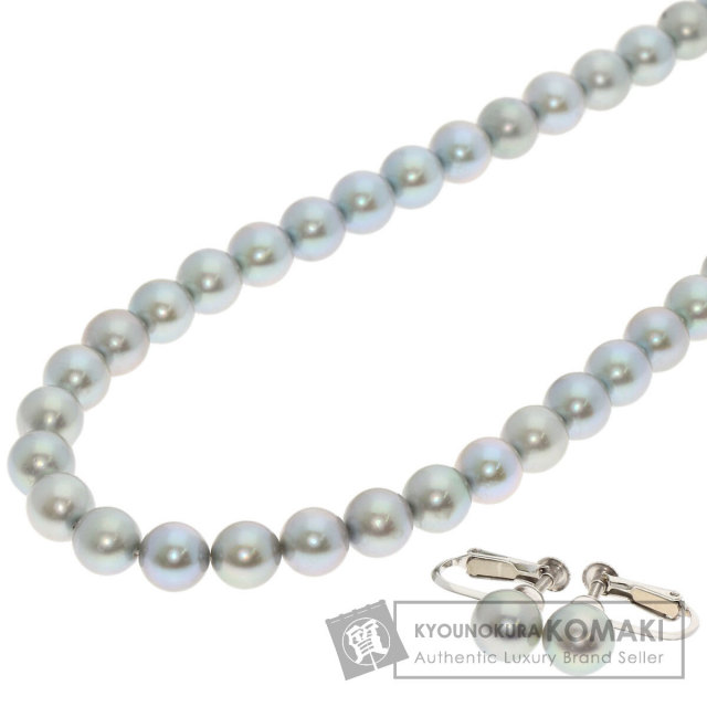 TASAKI 真珠 ネックレスとイヤリングセット タサキ(TASAKI)タサキ パール ネックレス&イヤリング セット