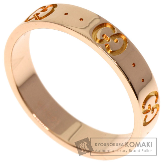 GUCCIアイコンリングダイヤモンド６P K18WG ホワイトゴールド14号 GUCCIアイコンリングダイヤモンド6P K18WG ホワイトゴールド14号