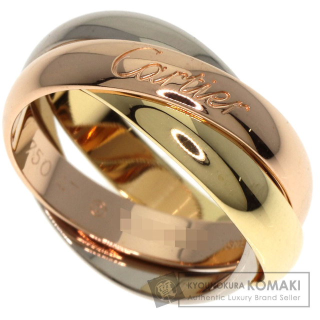 美品✨ カルティエ トリニティ リング 指輪 #47 ゴールド CARTIER カルティエ トリニティ 現行モデル #47 リング・指輪 K18