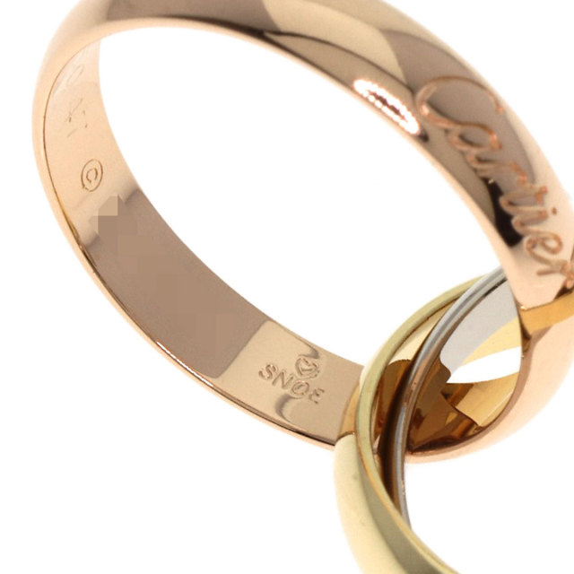 CARTIER カルティエ トリニティ 現行モデル #47 リング・指輪 K18