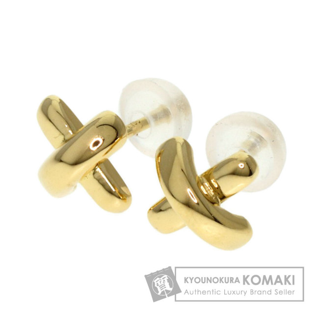 TIFFANY&Co. ティファニー バード クロス ピアス K18イエロー