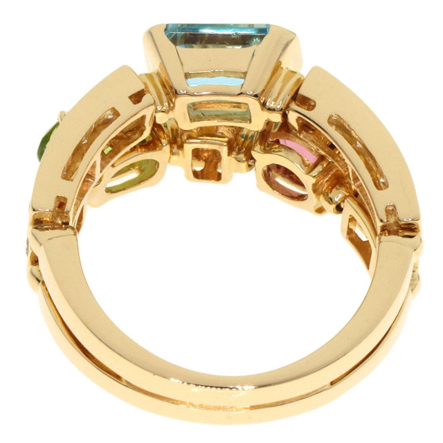 BVLGARI ブルガリ アレグラ ダイヤモンド マルチカラー ストーン