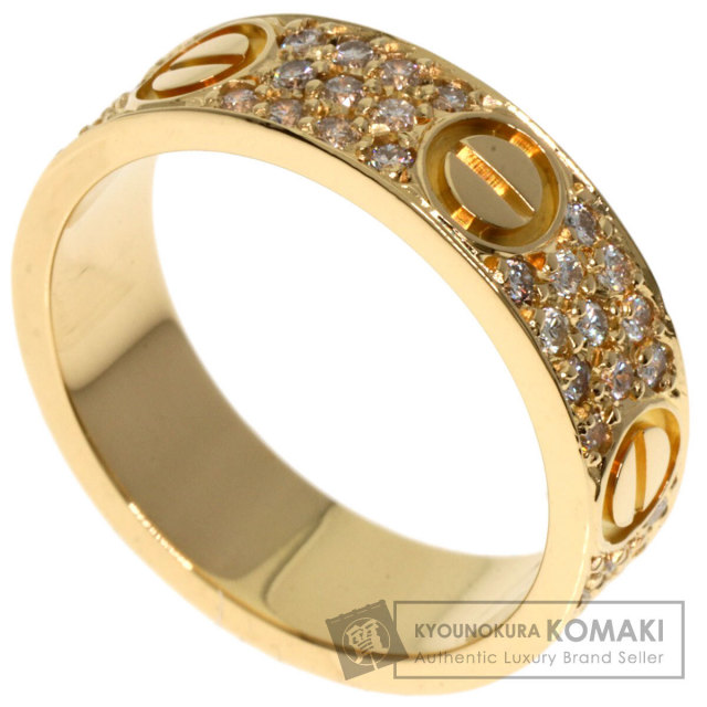 Cartierリング52サイズ天然ダイヤモンド(アフター) CARTIER カルティエ ラブリング アフター ダイヤモンド #52 リング