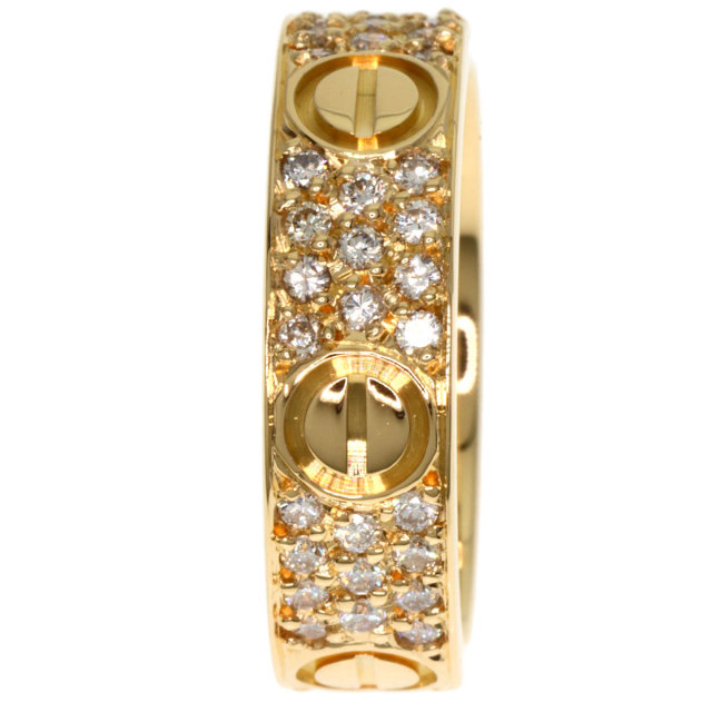 Cartierリング52サイズ天然ダイヤモンド(アフター) CARTIER カルティエ ラブリング アフター ダイヤモンド #52 リング