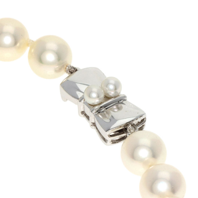 MIKIMOTO ミキモト アコヤパール 真珠 Mチャーム付き ピアス 2点