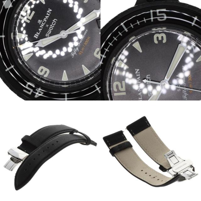 スウォッチ 腕時計 ブランパンコラボ フィフティファゾムス コレクション OCEAN OF STORMS