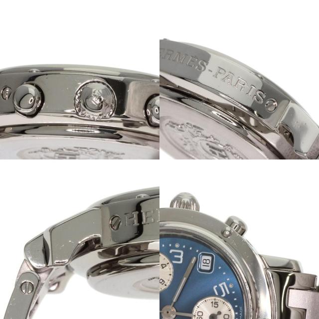 HERMES エルメス CL1.310 クリッパー クロノグラフ 腕時計