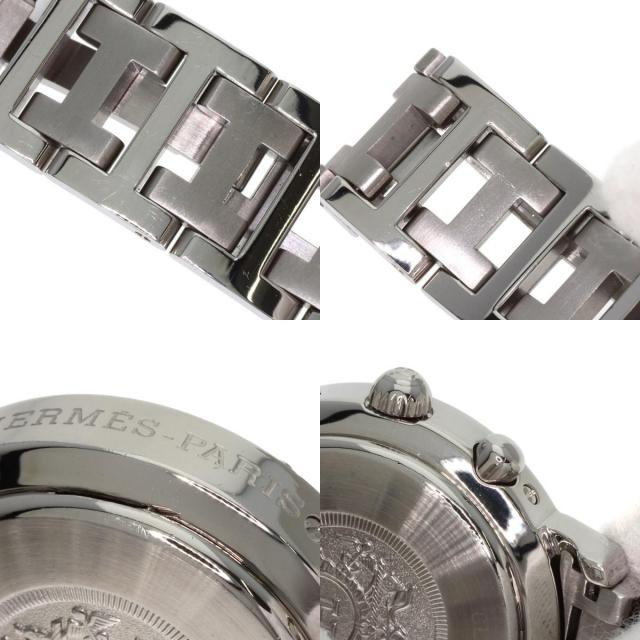 HERMES エルメス CL1.310 クリッパー クロノグラフ 腕時計