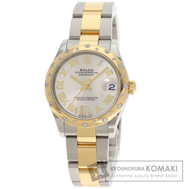 ロレックス 腕時計 デイトジャスト 31 ダイヤモンド