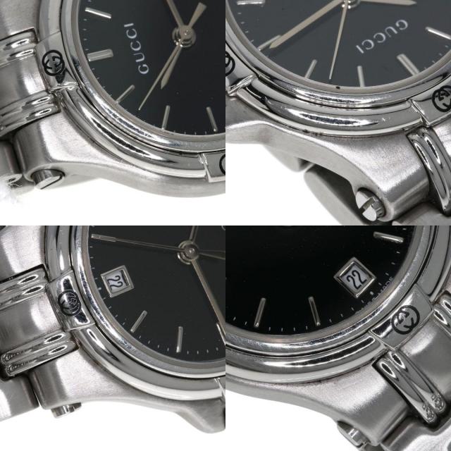 GUCCI グッチ 9040L ラウンドフェイス 腕時計 ステンレススチール/SS