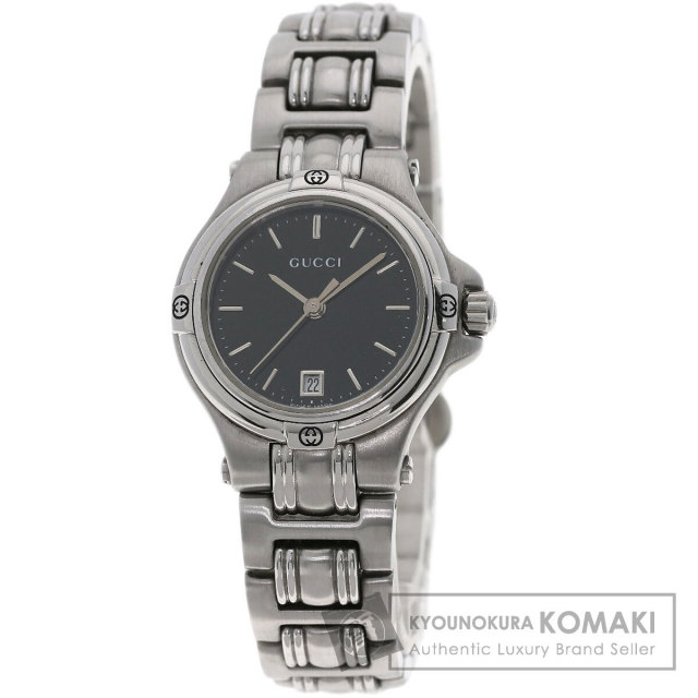 GUCCI グッチ 1400L ラウンドフェイス 腕時計 ステンレススチール/SS  