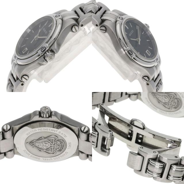 GUCCI グッチ 9040L ラウンドフェイス 腕時計 ステンレススチール/SS