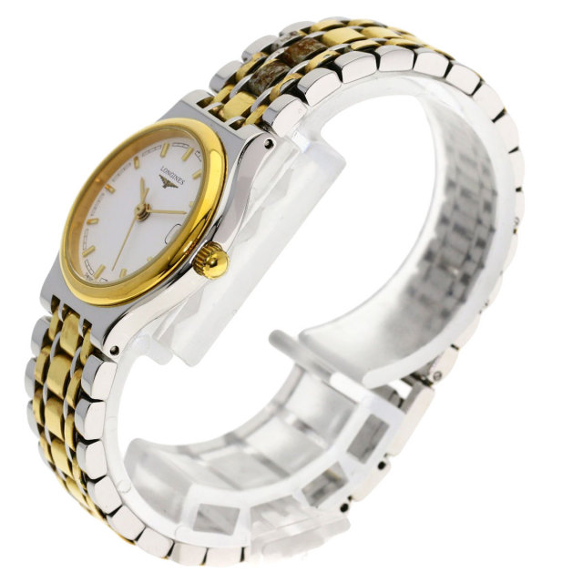 LONGINES ロンジン フラッグシップ 腕時計 ステンレススチール/SSxGP  