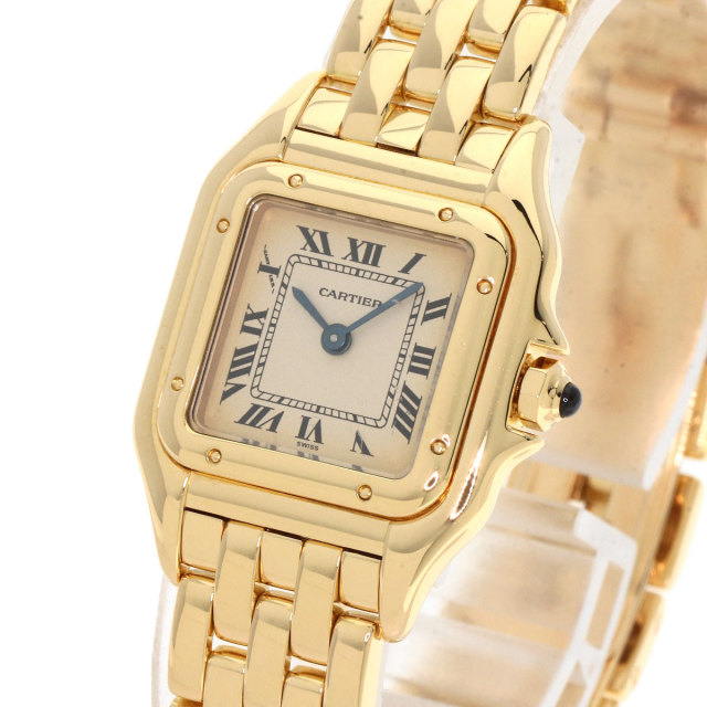 CARTIER カルティエ W25022B9 パンテールSM 腕時計 K18イエロー