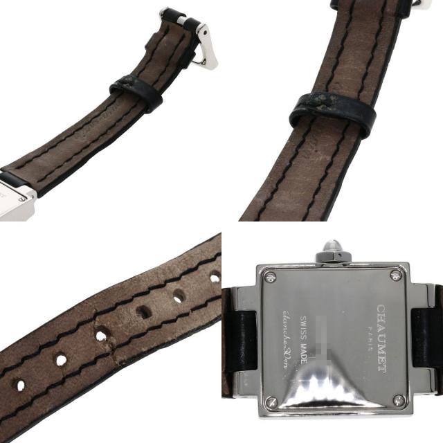 新同品 ショーメ CHAUMET スタイルカレ 12Pダイヤ 腕時計 H105 新同品 ショーメ CHAUMET スタイルカレ 12Pダイヤ 腕時計 H105