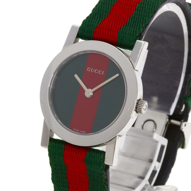 美品 稼動品 GUCCI グッチ レディース 5200L1 シルバー ローマン 50301068-1.jpg