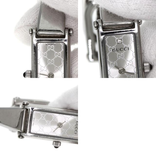 GUCCI グッチ 1500L GG スクエアフェイス バングル 腕時計