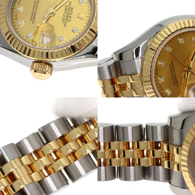 ロレックス 腕時計 デイトジャスト 10P ダイヤモンド