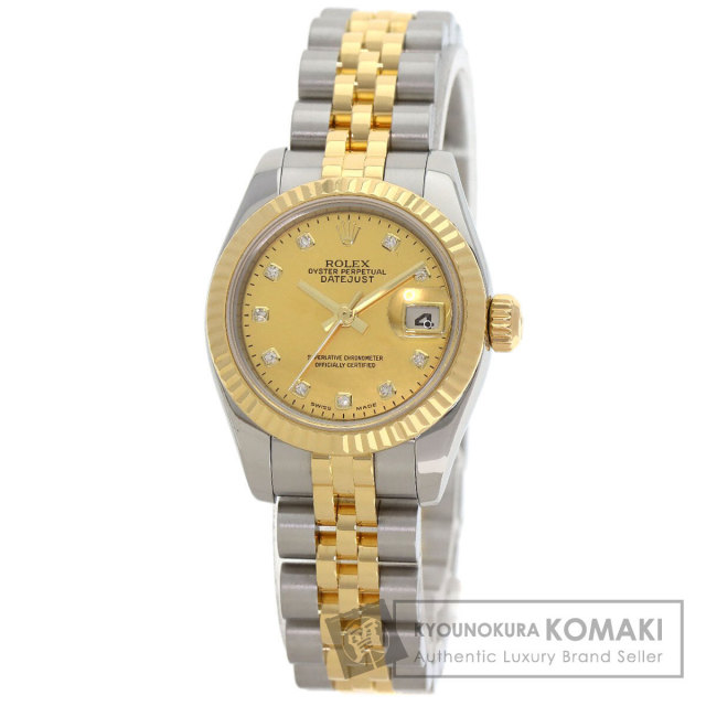 HERMES エルメス オリンピア 腕時計 ステンレススチール/SSxGP