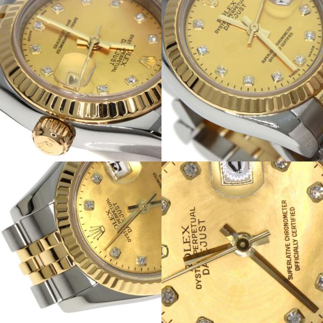ロレックス 腕時計 デイトジャスト 10P ダイヤモンド