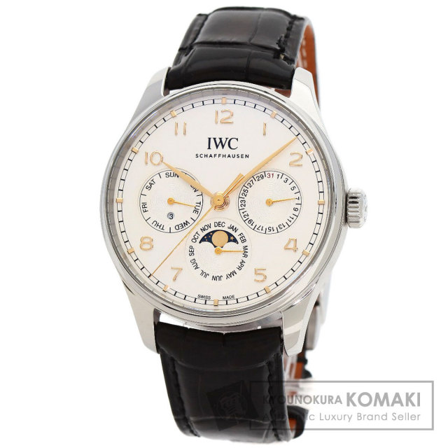 アイダブリューシー 腕時計 ポルトキーゼ パーペチュアルカレンダー