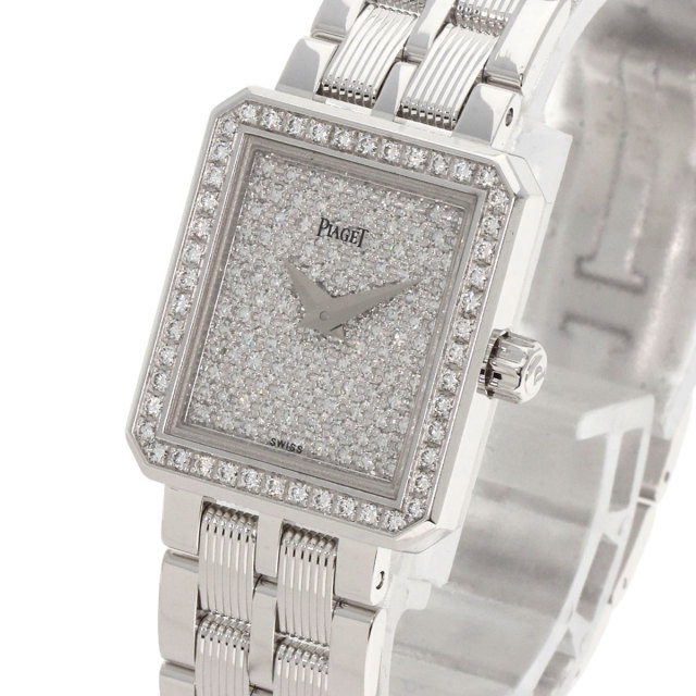 Piaget ピアジェ　ミスプロトコール　K18YG シェル文字盤　6Pダイヤ Piaget ピアジェ ミスプロトコール K18YG シェル文字盤 6Pダイヤ