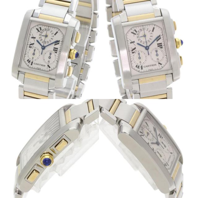 CARTIER カルティエ W51004Q4 タンクフランセーズ クロノリフレックス