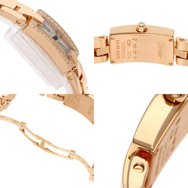 CARTIER カルティエ WG40023J バレリーナ ダイヤモンド 腕時計 K18
