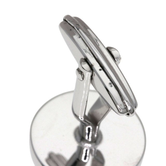 Dunhill ダンヒル ホワイトシェル カフス シルバー メンズ [中古