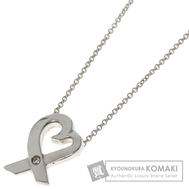 ティファニー ネックレス ラビングハート 1P ダイヤモンド