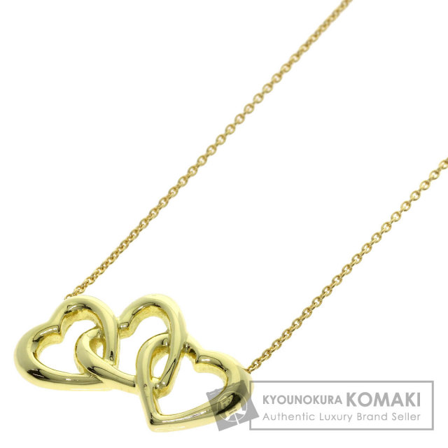 ティファニー トリプルハート　ネックレス K18 TIFFANY&Co. ティファニー トリプルハート ネックレス K18