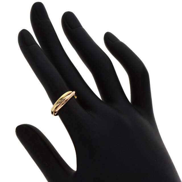 カルティエ　トリニティリング　XS 48 8号程度 Cartier - カルティエ トリニティリング スリーカラー XS 48号