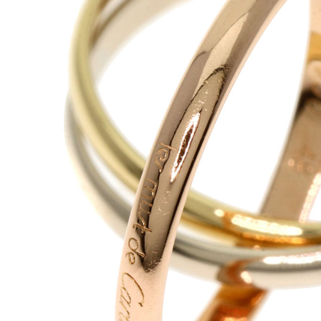 K18 Cartier カルティエ　トリニティリング 48 CARTIER カルティエ トリニティ MM #48 現行モデル リング・指輪