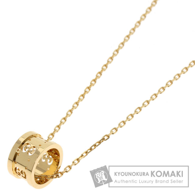 GUCCI グッチ アイコン トワール ネックレス K18イエロー