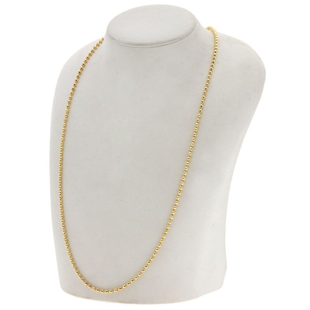 セレクトジュエリー ネックレス ボール チェーン