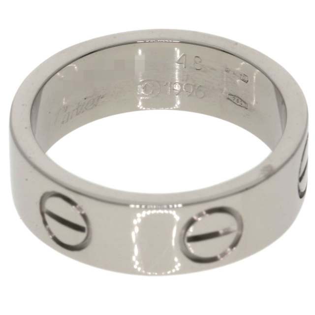 Cartier カルティエ リング K18WG 48 4801024N0014 CARTIER カルティエ ラブリング #48 リング・指輪 K18ホワイト