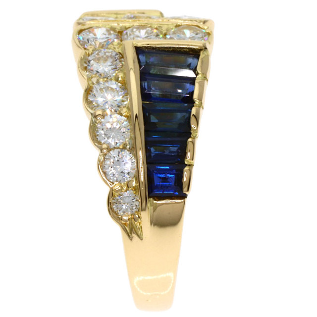 ❤️K18WGダイアモンドリング　ミステリーセッティング ダイヤ ダイヤモンド 0.63ct/0.20ct ミステリーセッティング