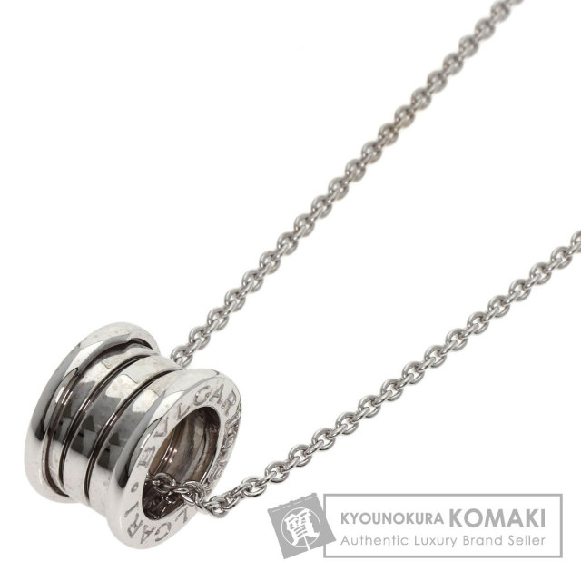 BVLGARI ブルガリ K18 B-ZERO1 ホワイトゴールド ネックレス BVLGARI ブルガリ B-zero1 ビーゼロワン ネックレス K18ホワイト