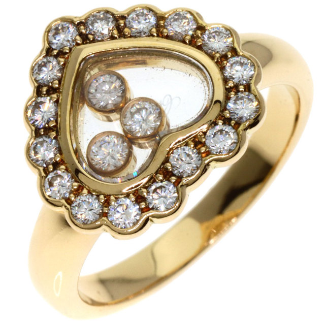 Chopard ショパール ハッピーダイヤモンド リング 指輪 K18 SS Chopard ショパール ハッピー ダイヤモンド リング・指輪 K18