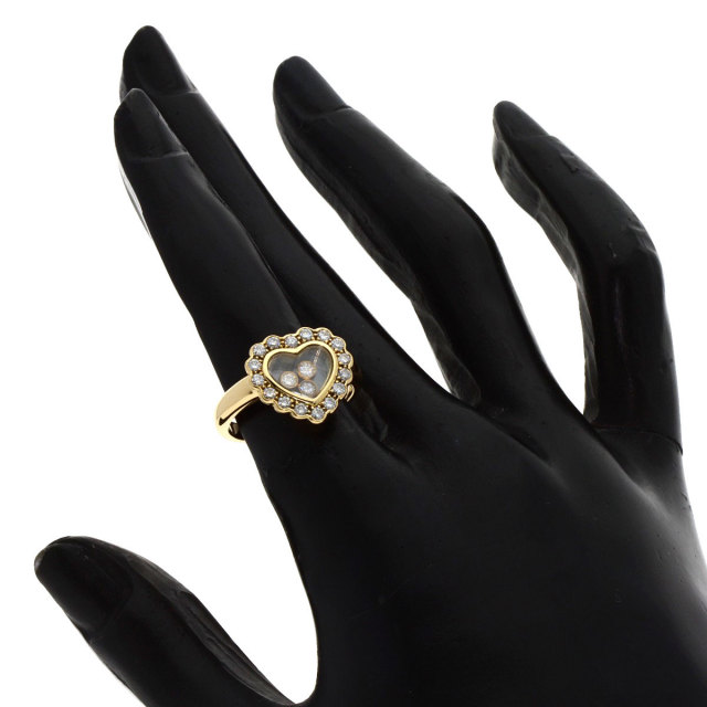 Chopard ショパール ハッピー ダイヤモンド リング・指輪 K18
