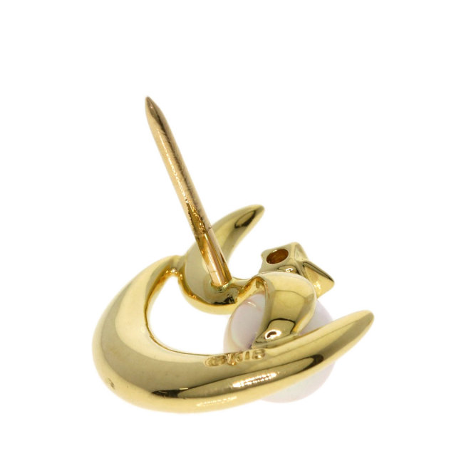 MIKIMOTO ミキモト パール ダイヤモンド ピンブローチ ブローチ K18