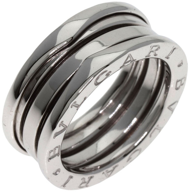 ▲K18WG ブルガリ B-zero1 ビーゼロワン リング 2バンド ビー・ゼロワン ブルガリ BVLGARI B-ZERO1 ビーゼロワンリング 2