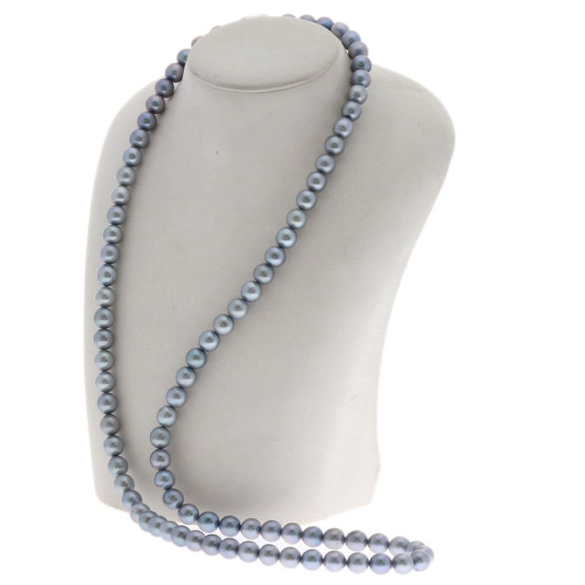 セレクトジュエリー ネックレス グレーパール 真珠