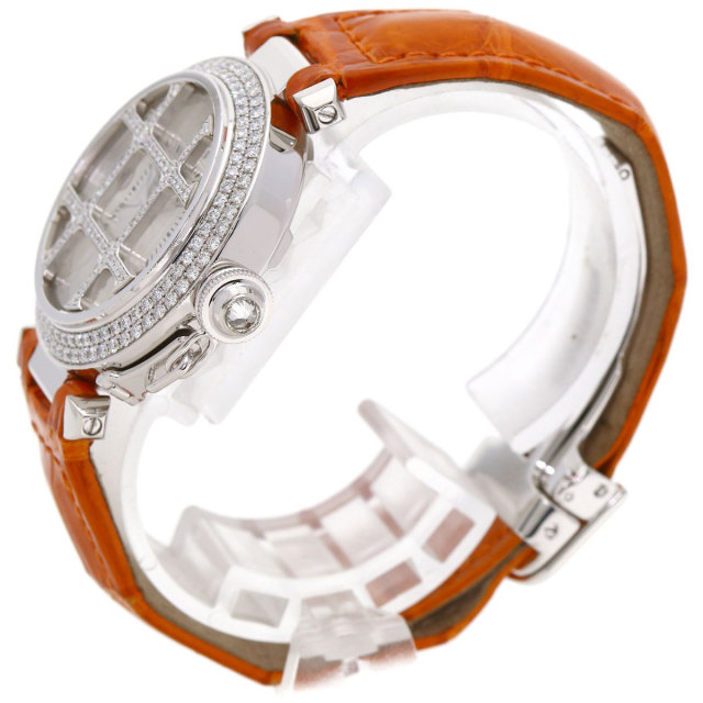 カルティエ 腕時計 パシャ32mm グリッド ダイヤモンド