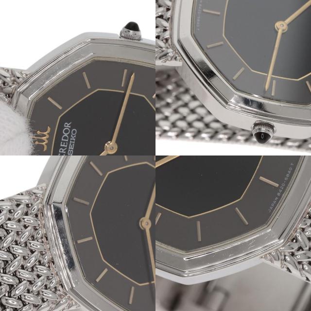SEIKO セイコー 8420-5660 クレドール オクタゴン 腕時計 ステンレス