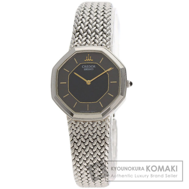 SEIKO セイコー 8420-5660 クレドール オクタゴン 腕時計 ステンレス